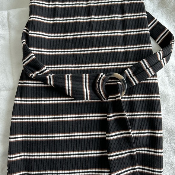 Topshop Striped Maxi Dress - Picture 4 of 6